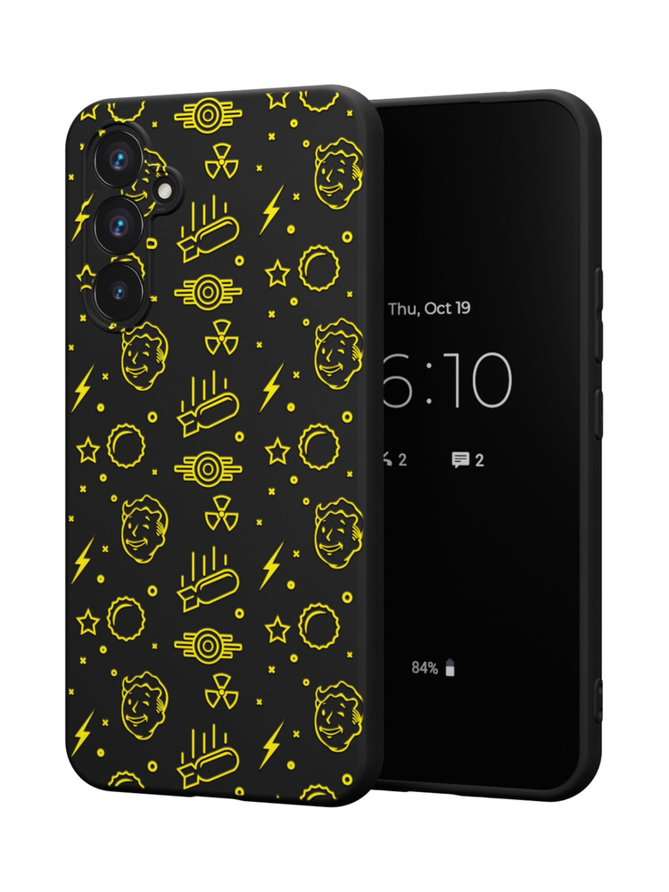 Силиконовый чехол Mcover для Galaxy A54 (5G) (Галакси А54 5Джи), Fallout, Ядер Сила  #1