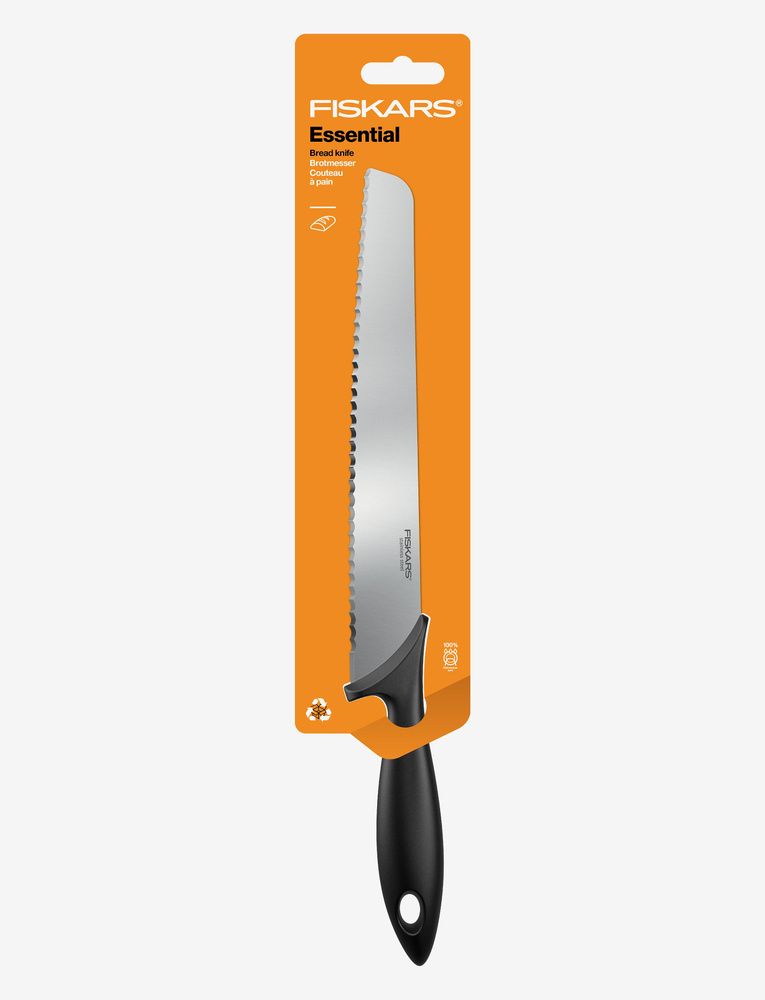 НОЖ ДЛЯ ХЛЕБА FISKARS Фискарс ESSENTIAL 23СМ #1