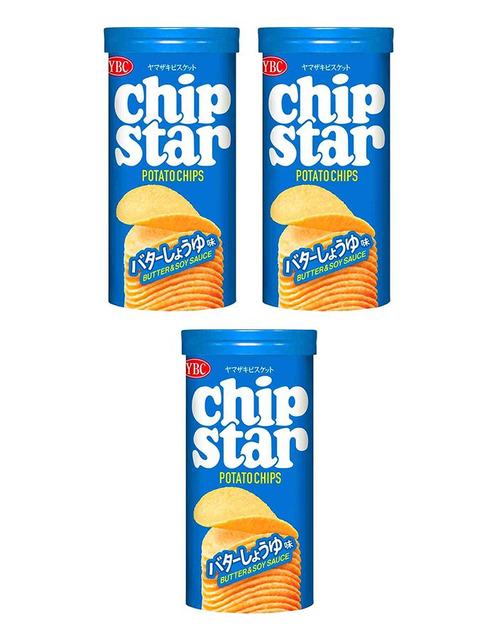 Картофельные чипсы Chip Star со вкусом сливочного масла и соевого соуса, 3 уп по 50 гр  #1