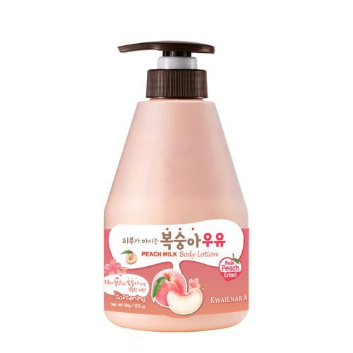 Welcos Лосьон для тела Kwailnara Peach Milk Body Lotion, 560 гр. #1