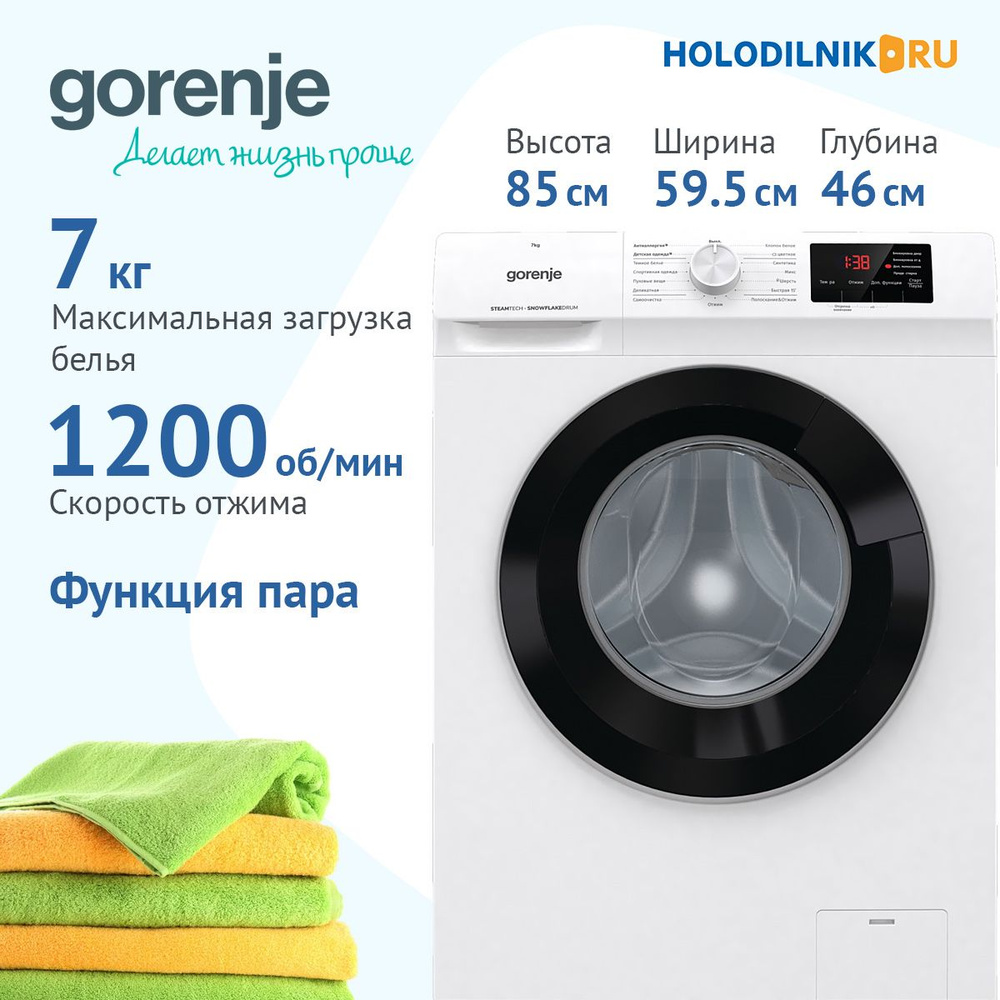 Стиральная машина Gorenje W1HE72SFS #1