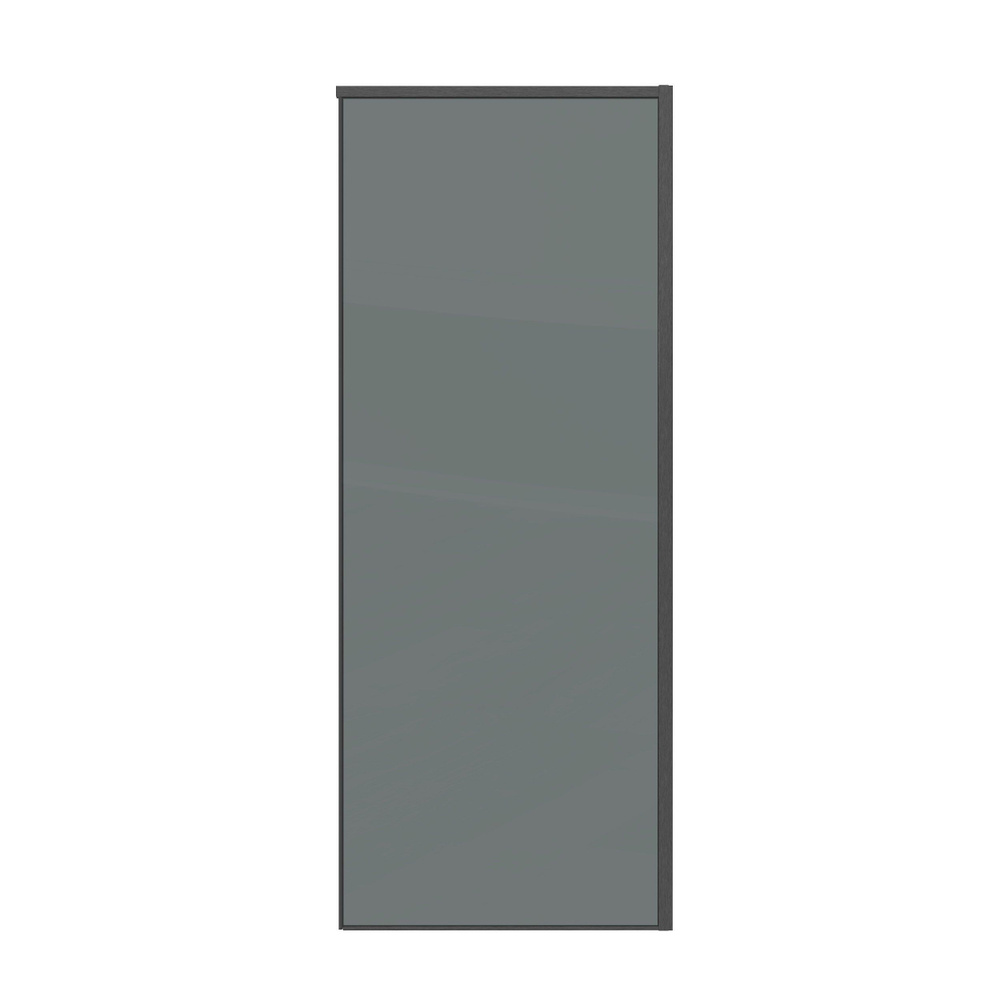 Душевая боковая стенка Grossman 200.K33.01.90.42.10 Galaxy (90*195) графит сатин, стекло тонированное, #1