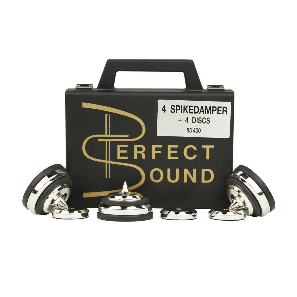 Шипы-демпферы 45 мм и диски Perfect Sound Spikedamper + Disc 45 (4 пары), цвет серебристый  #1