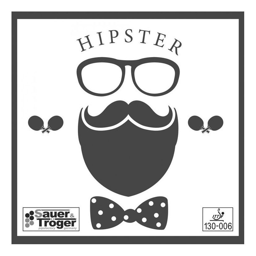 Накладка Sauer&Troger Hipster, черная 1.9, средние шипы #1