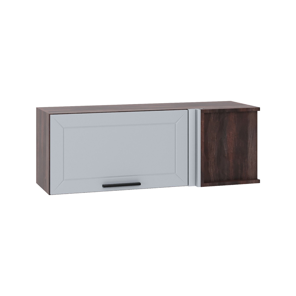 Кухонный модуль навесной шкаф Сурская мебель Глетчер 100x35x35,8 см угловой горизонтальный с 1 створкой, #1