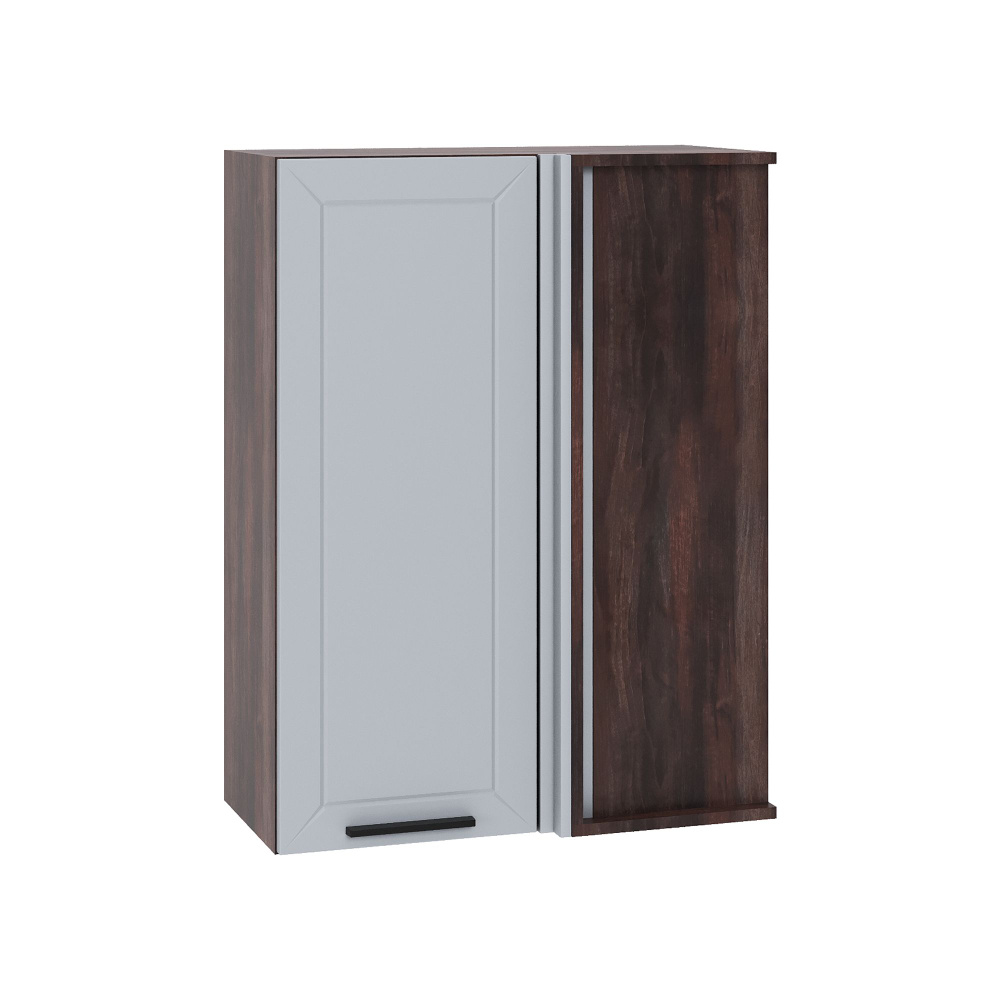 Кухонный модуль навесной шкаф Сурская мебель Глетчер 70x34,5x92 см высокий угловой, 1 шт.  #1