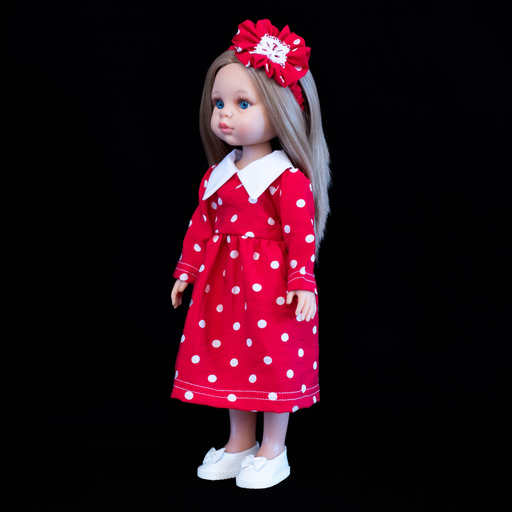 Платье и бант для Паолы/Одежда для кукол Паола Рейна ростом 32-34 см  #1