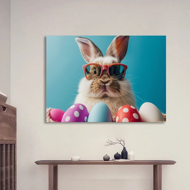 Картина пасхальный кролик, 30х40см #1