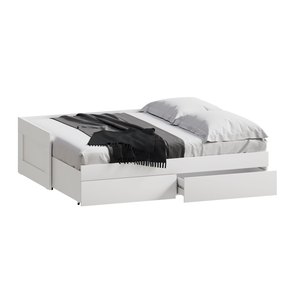 Матрас БЛИЗНЕЦЫ для раздвижной кровати, 200х160 см, белый #1