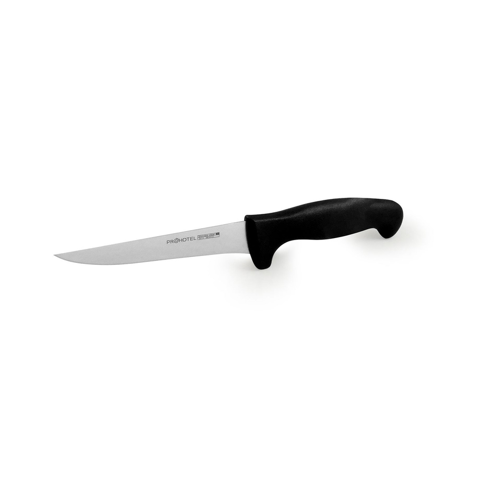 Нож обвалочный профессиональный 14 см, для обвалки и разделки мяса, ручка пластик, Prohotel.  #1