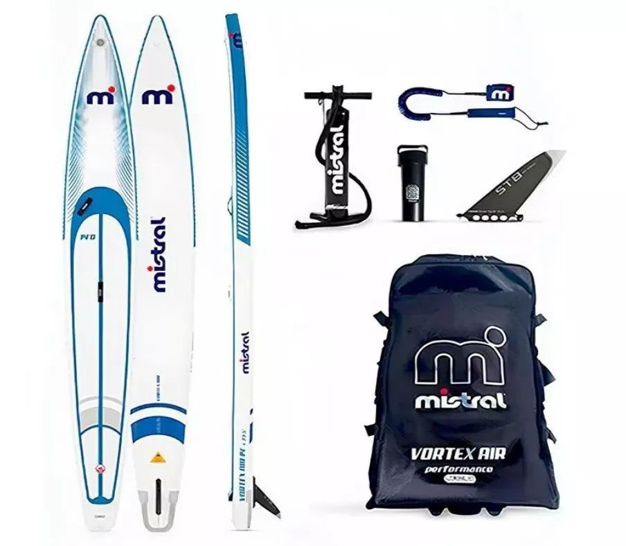 Сапборд Mistral Vortex Air 14.0"x23.5" (427x60x13,7 см) двухслойный надувной / доска для плавания сап #1