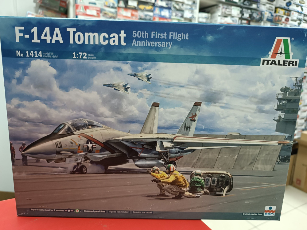 Сборная модель самолета 1:72 Italeri 1414ИТ Самолет F-14 TOMCAT #1