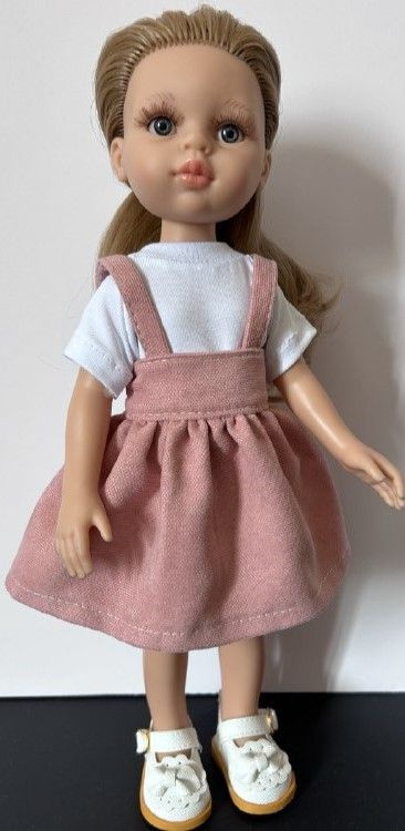 Одежда для кукол Paola Reina 32 см, Сарафан+футболка. Розовый #1