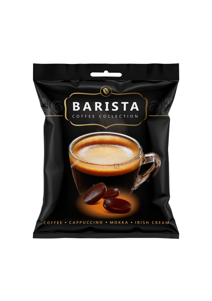 Карамель леденцовая "Мини-М" "BARISTA" (мокко, кофе, капучино, ирландский крем) 300гр.  #1