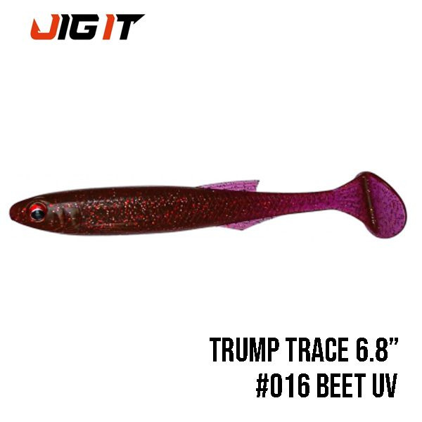 Силиконовая приманка Jig It Trump Trace 6.8" 170mm #1