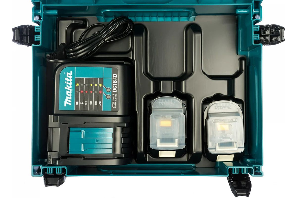 Аккумулятор BL1815N 2 шт. (18В;1.5 А*ч; Li-ion) + зарядное устройство DC18SD Makita 197143-8  #1