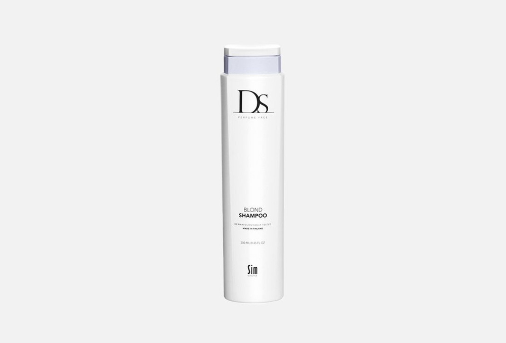 Шампунь для волос светлых и седых Sim Sensitive DS Blond Shampoo, 250 мл, без отдушек, нейтрализация #1