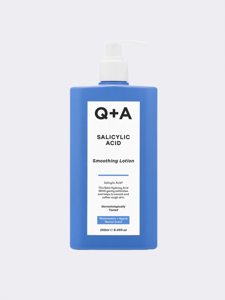 Q+A, SALICYLIC ACID: Smoothing Lotion 250 ml., Кислотное крем-суфле для увлаженения тела на основе салициловой #1