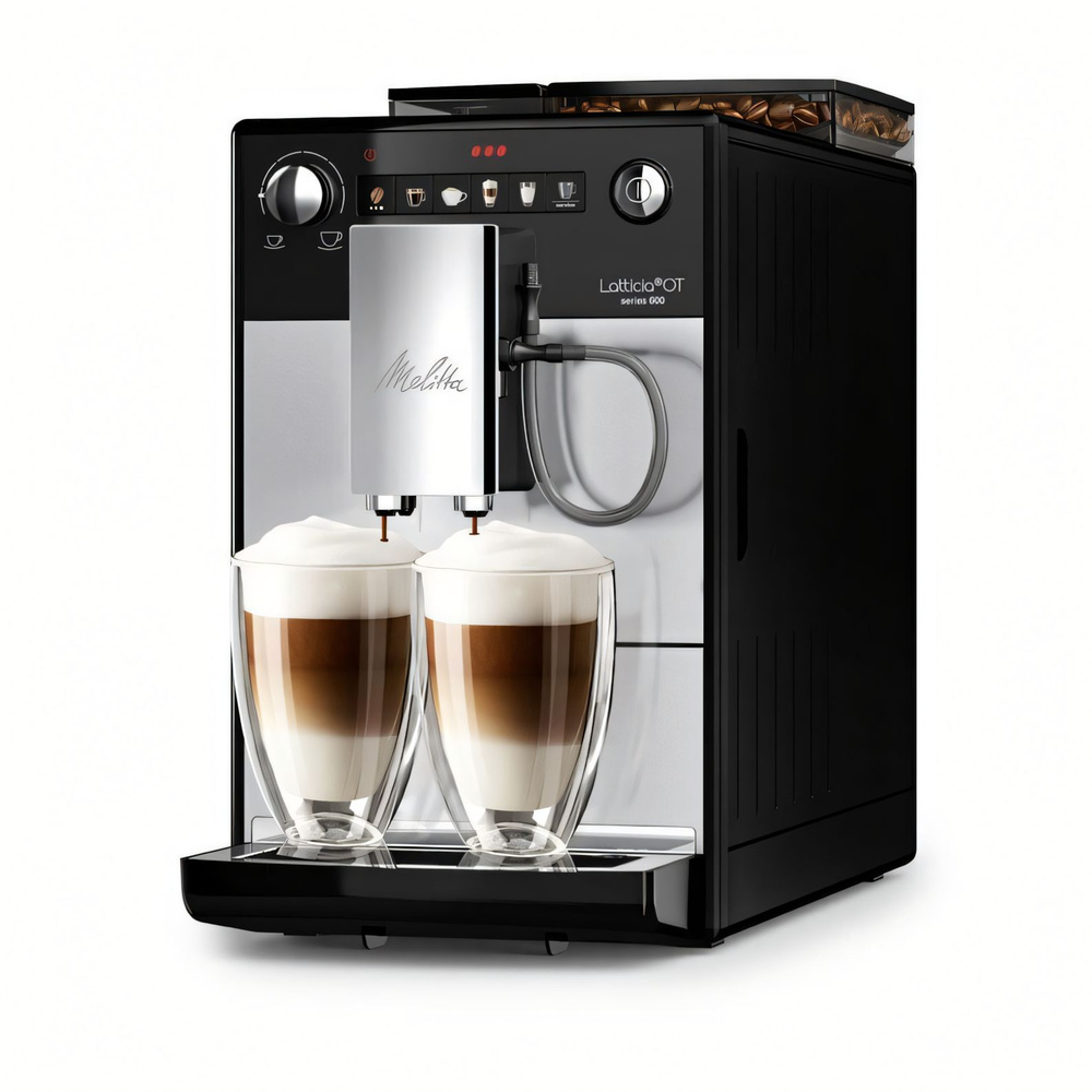 Кофемашина автоматическая Melitta Caffeo Latticia OT series 600 F300-101, серебристая панель  #1