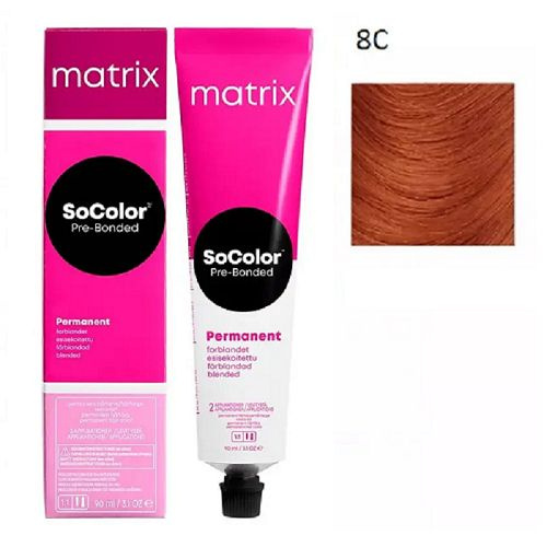 Крем краска MATRIX SoColor Pre-Bonded 8C, 90 мл #1