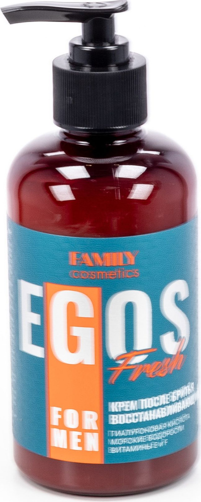 Family Cosmetics / Фэмили Косметик Крем после бритья мужской Egos for man Fresh восстанавливающий, с #1