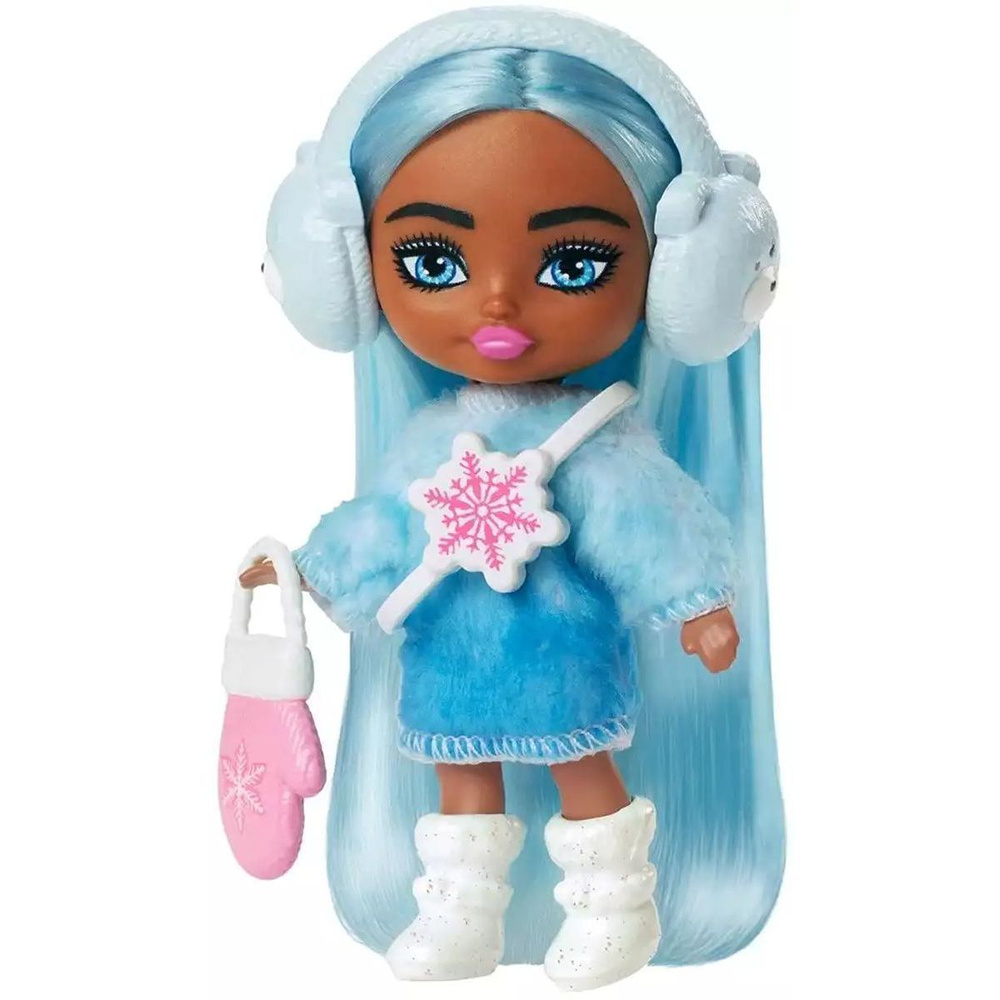 Кукла Barbie - HLN44 Extra Mini, с аксессуарами, 8.3 см, 1 шт. #1