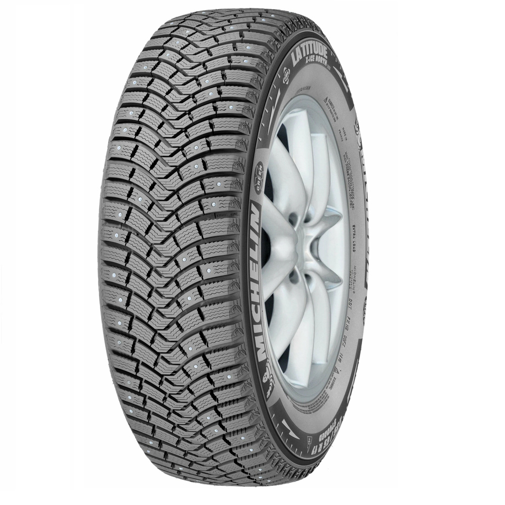 MICHELIN Michelin Latitude X-Ice North 2+ 255/60 R18 112T шип. XL Шины зимние 255/60 R18 112T Шипованные #1