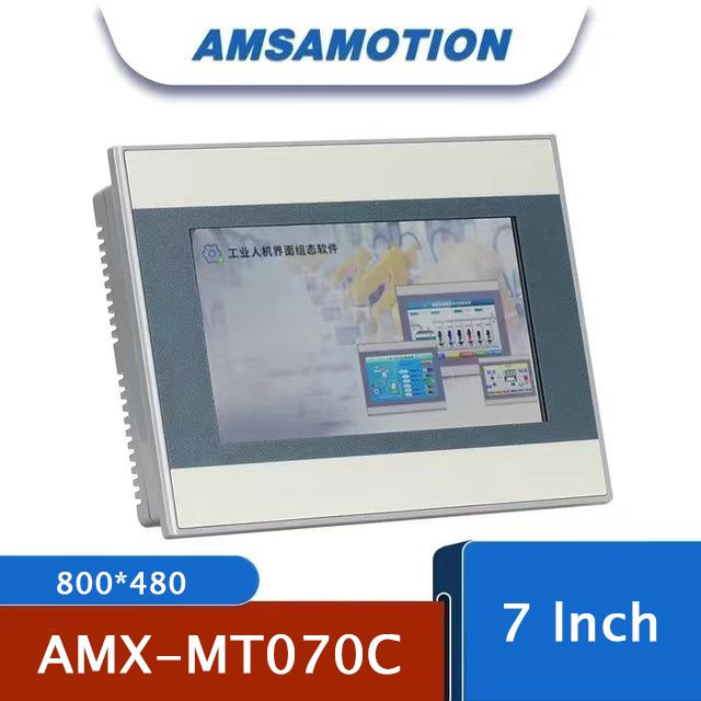 AMSAMOTION 7 " Дюймовый сенсорный экран HMI, совместимый с MR0701NE 800 * 480 Ethernet интерфейсной панелью #1