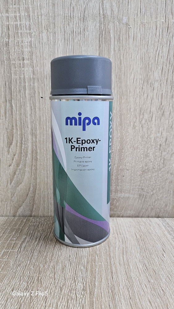 Спрей грунт эпоксидный Mipa 1K-Epoxy-Primer-Spray темно-серый, 400мл #1