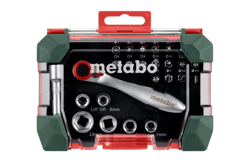 Набор бит и головок Metabo SP, 26 ПРЕДМ. (626701000) #1