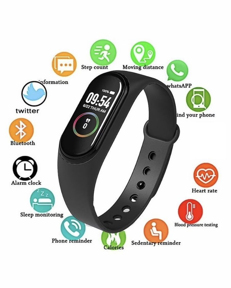 Фитнес-браслет Smart Band М7 / Смарт-часы M7 Fit Pro / Измерение давления, пульса, контроль кислорода #1