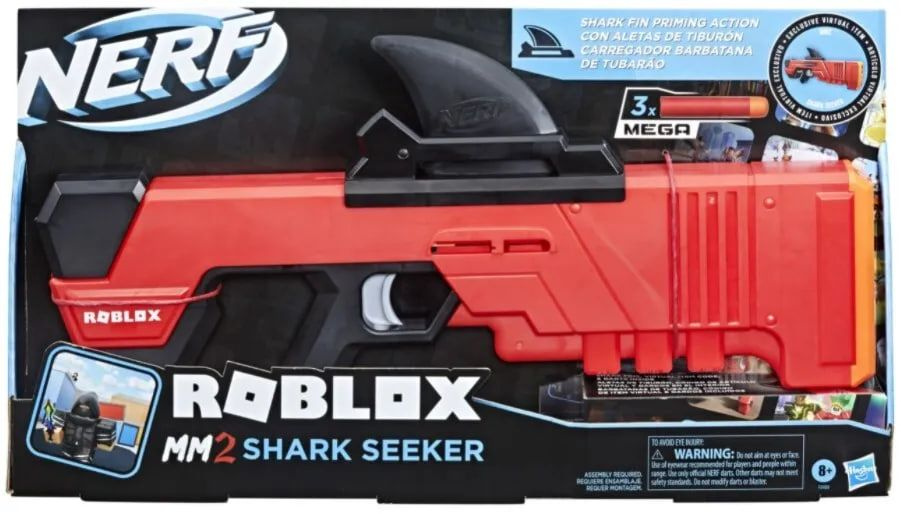 Бластер Hasbro Nerf Roblox MM2 Shark Seeker F2489EU4 #1