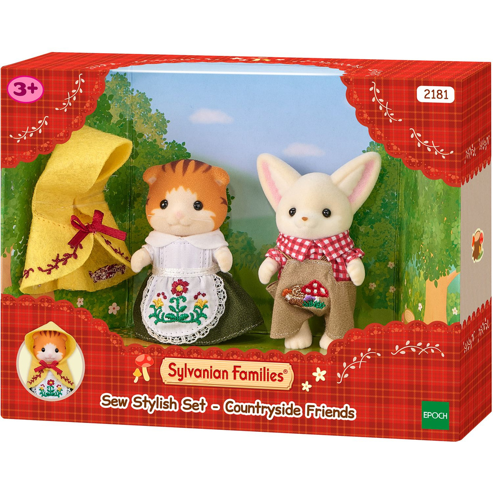 Набор фигурок Друзья в стильных нарядах Sylvanian Families #1