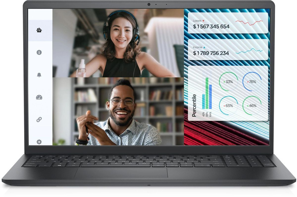 Dell Vostro 3520 (Windows 11 Pro) Ноутбук 15.6", Intel Core i3 1215U, RAM 8 ГБ, SSD 1024 ГБ, Intel UHD #1