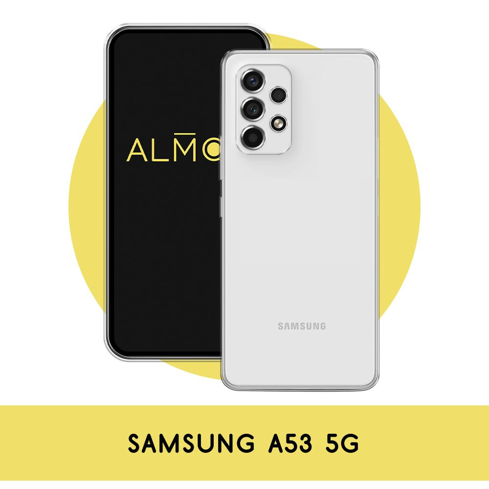 Силиконовый чехол на Samsung Galaxy A53 5G / Самсунг А53 5G, прозрачный  #1