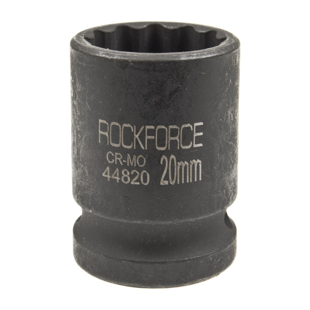 Головка торцевая 20мм 1/2" 12-гранная ударная L 58мм ROCKFORCE RF-44820  #1