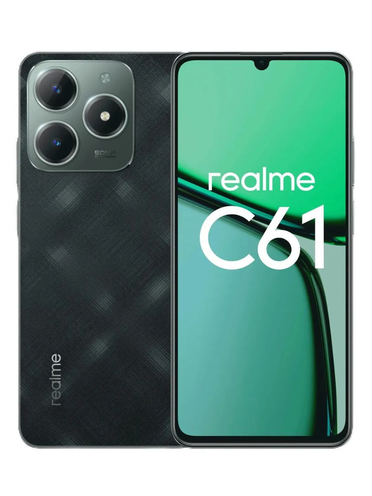 realme Смартфон Realme C61 Ростест (EAC) 8/128 ГБ, зеленый #1