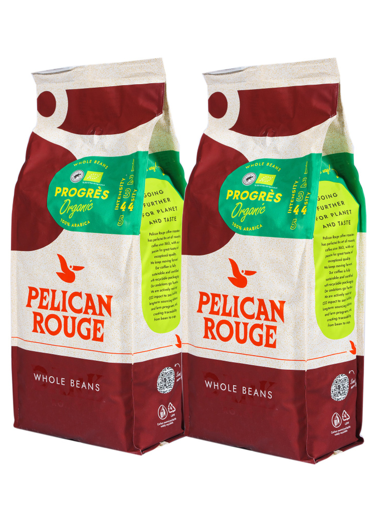 Кофе в зернах PELICAN ROUGE "PROGRES", набор из 2 шт. по 1 кг #1