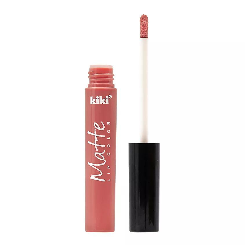 KIKI Жидкая помада для губ Matte lip color тон 204 Каштаново-розовый  #1