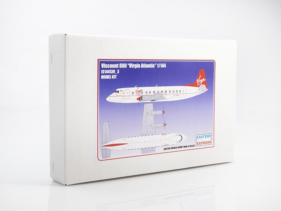 Сборная модель самолета Viscount 800 Virgin ЕЕ-144139_3, масштаб 1/144 #1