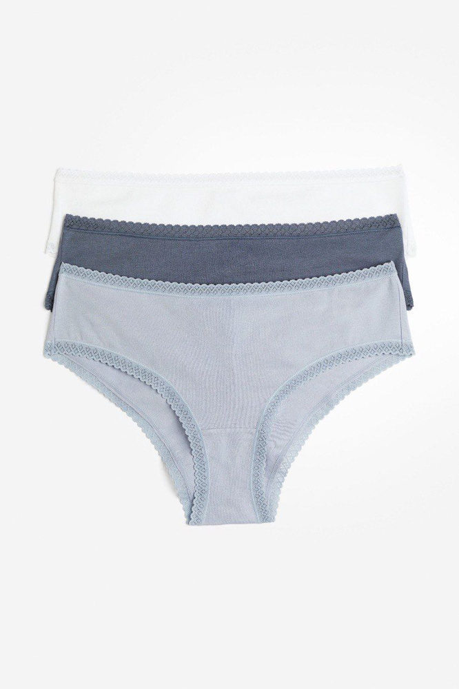 Комплект трусов хипстеры H&M Ladies Briefs, 3 шт #1