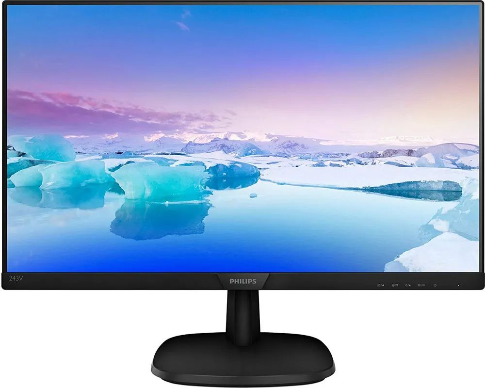 Philips 23.8" Монитор 243V7QSB/01, черный #1