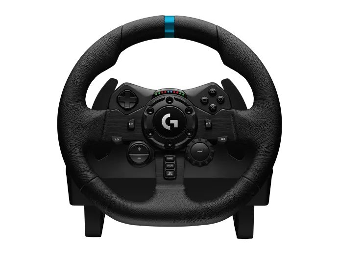 Игровой гоночный руль Logitech G923 Trueforce и педали комплект, черный  #1