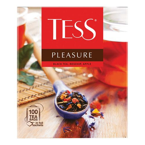 Чай черный Tess Pleasure в пакетиках 1,5 г х 100 шт #1