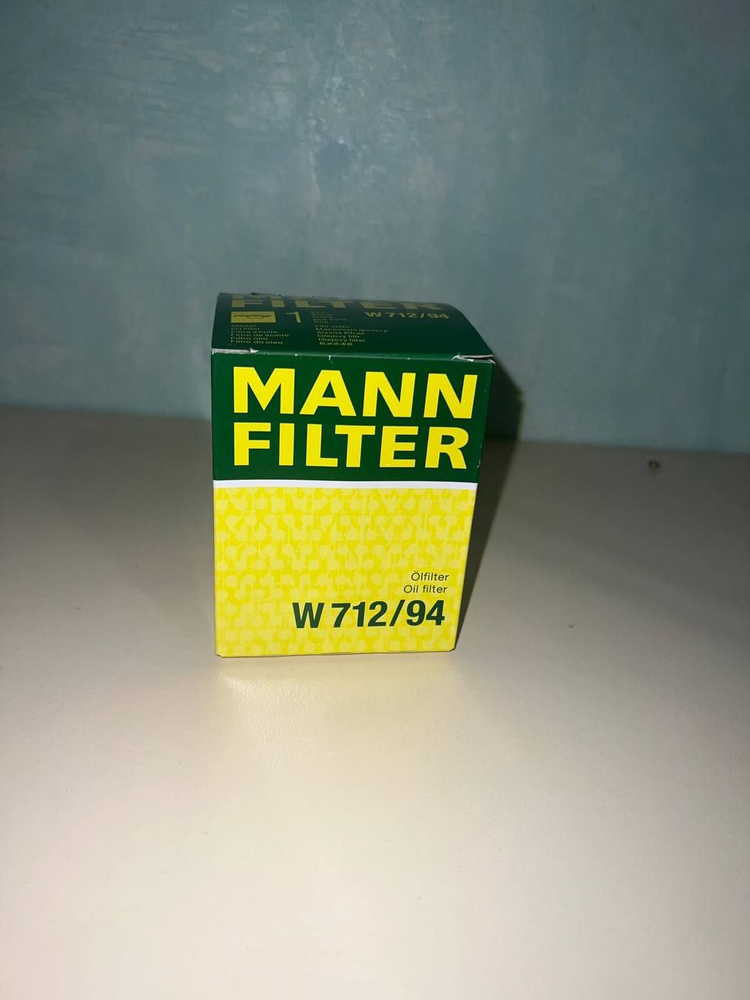 MANN FILTER Фильтр масляный арт. W712/94, 1 шт. #1