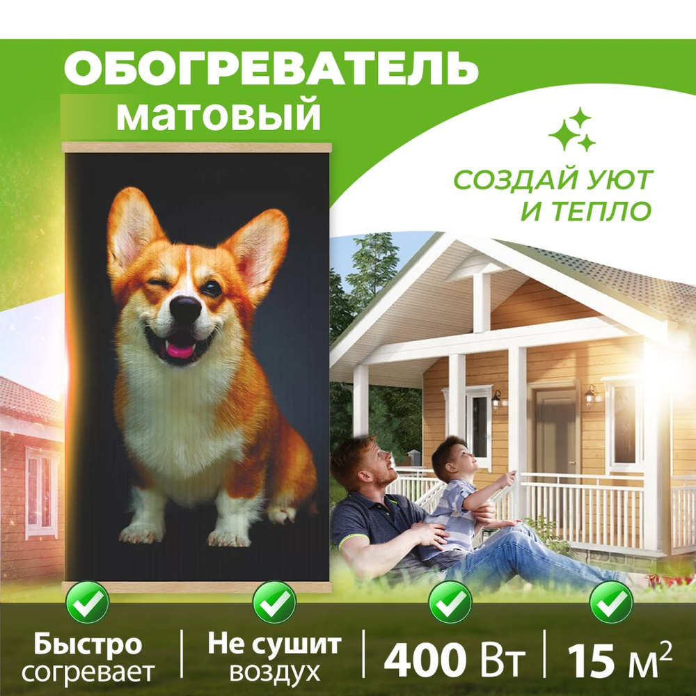 Инфракрасный обогреватель настенный матовый Totmart картина для дома и дачи 400 Вт  #1