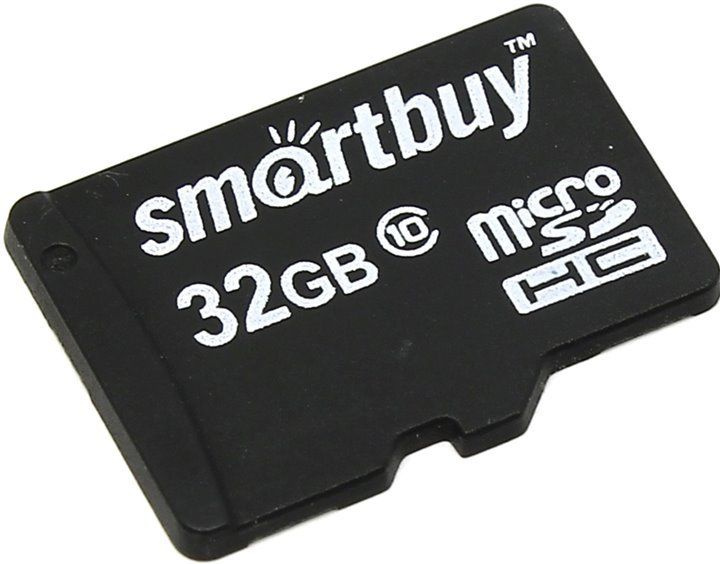 Карта памяти 32Gb MicroSD SmartBuy (SB32GBSDCL10-00) #1