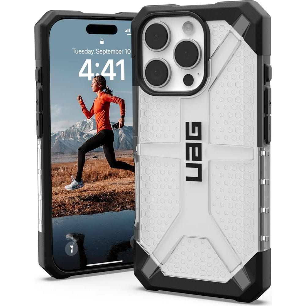 Чехол UAG Plasma для iPhone 16 Pro 6.3", цвет прозрачный (Ice) #1