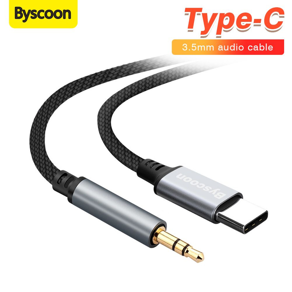 Аудиокабель USB Type-C/3.5 мм, 2 м, черный #1