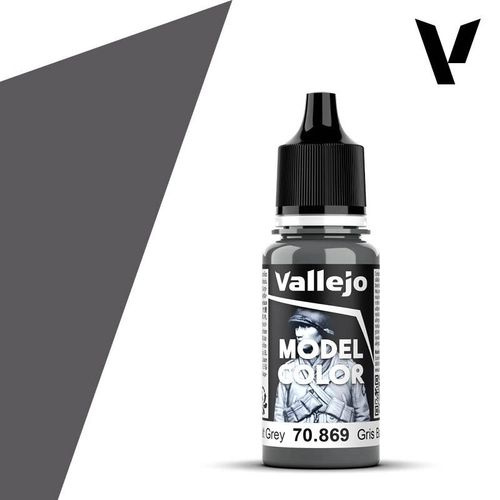 Краска акриловая Vallejo MODEL COLOR 17ML. BASALT GREY 70.869 #1